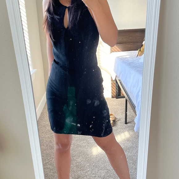 🌾 Black dress with low back by Mango - Picture 2 of 8